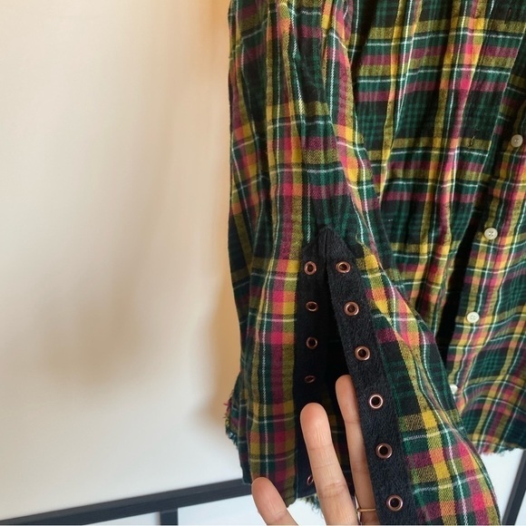 Savage X Fenty flannel plaid pajama. Size small - Picture 4 of 15